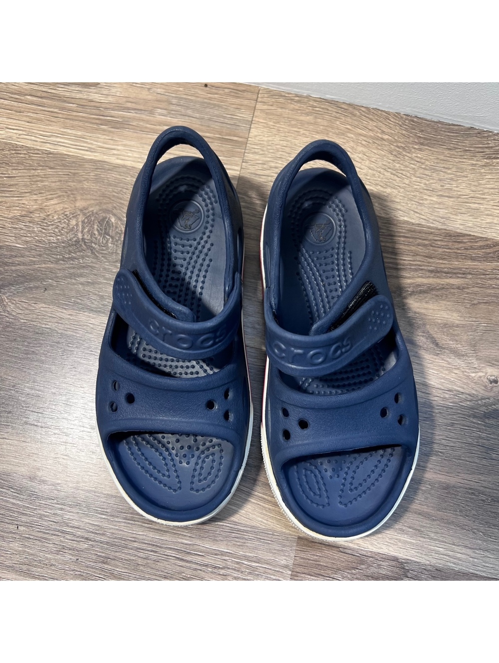 Crocs Navy Sandals, Child's Size 12